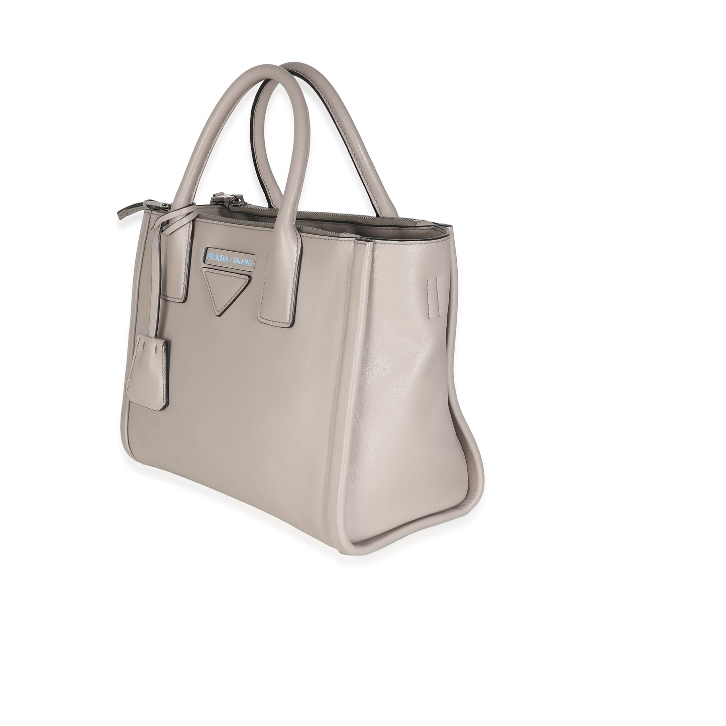Luxury PradaGrey Grace Calfskin Lux Concept Tote