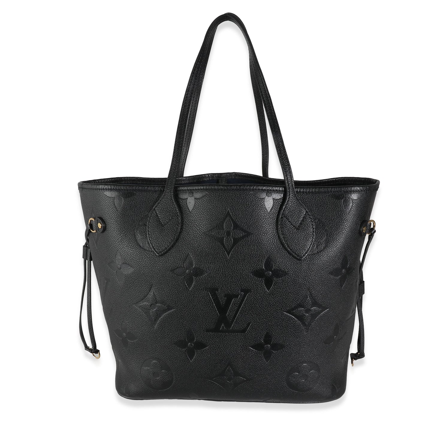 Louis Vuitton Black Giant Monogram Empreinte Neverfull MM