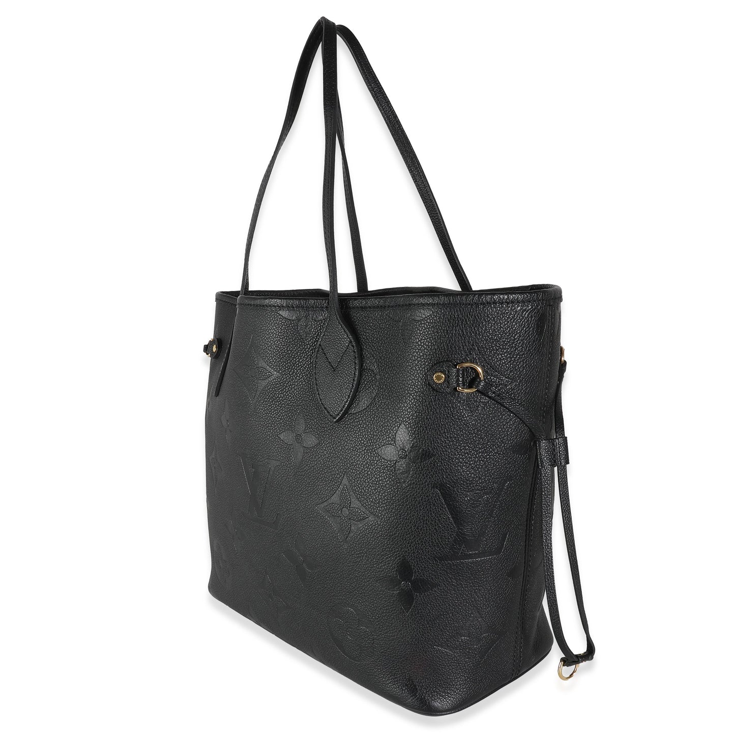 Louis Vuitton Black Giant Monogram Empreinte Neverfull MM
