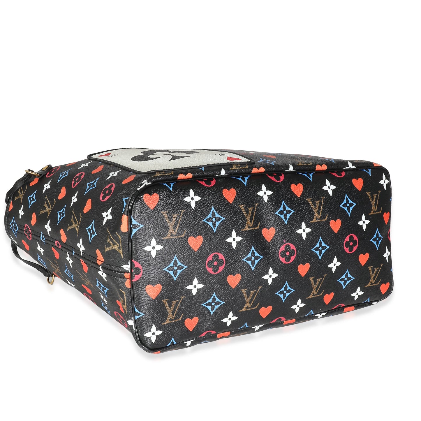 Louis Vuitton Black Monogram Multicolor Canvas Game On Neverfull MM