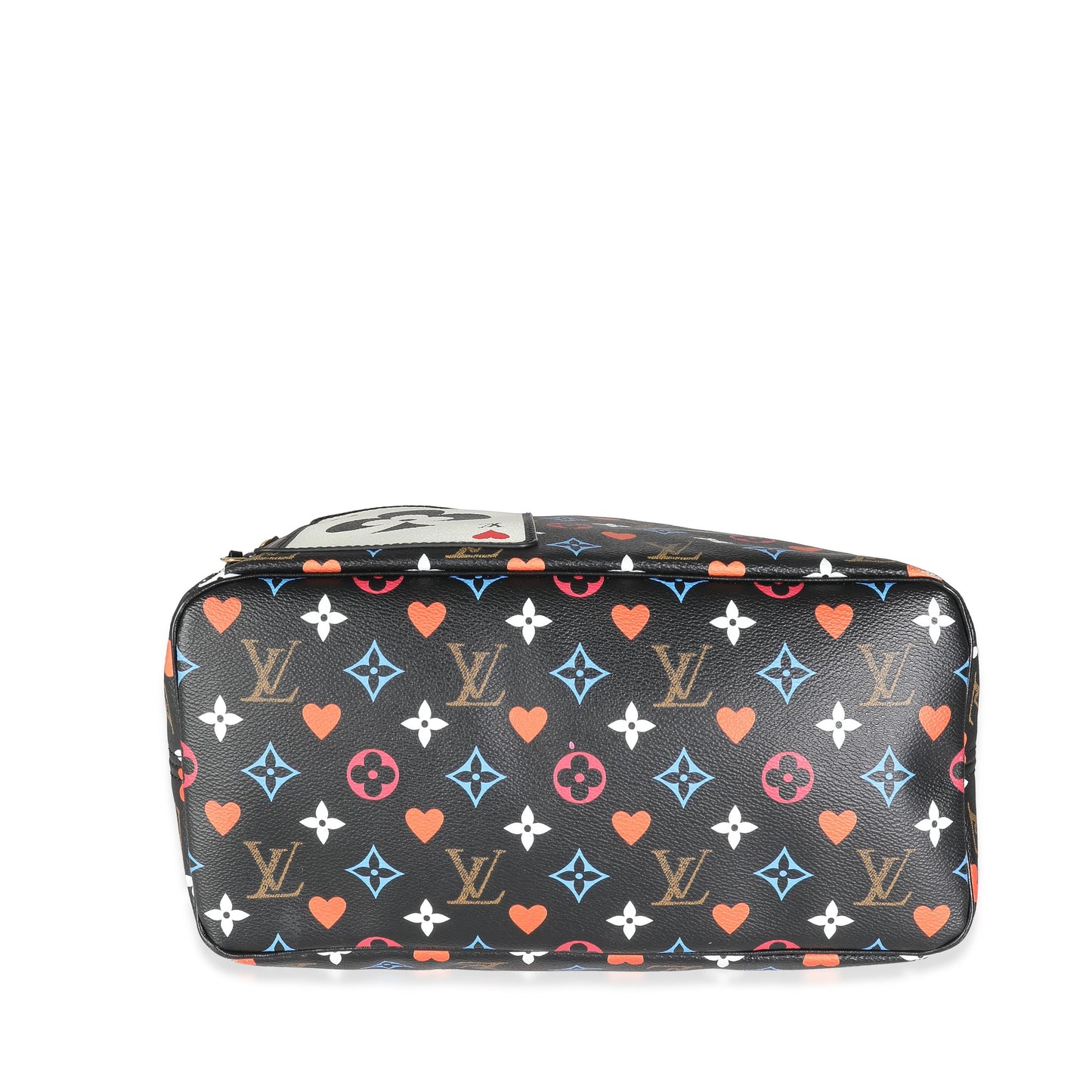 Louis Vuitton Black Monogram Multicolor Canvas Game On Neverfull MM