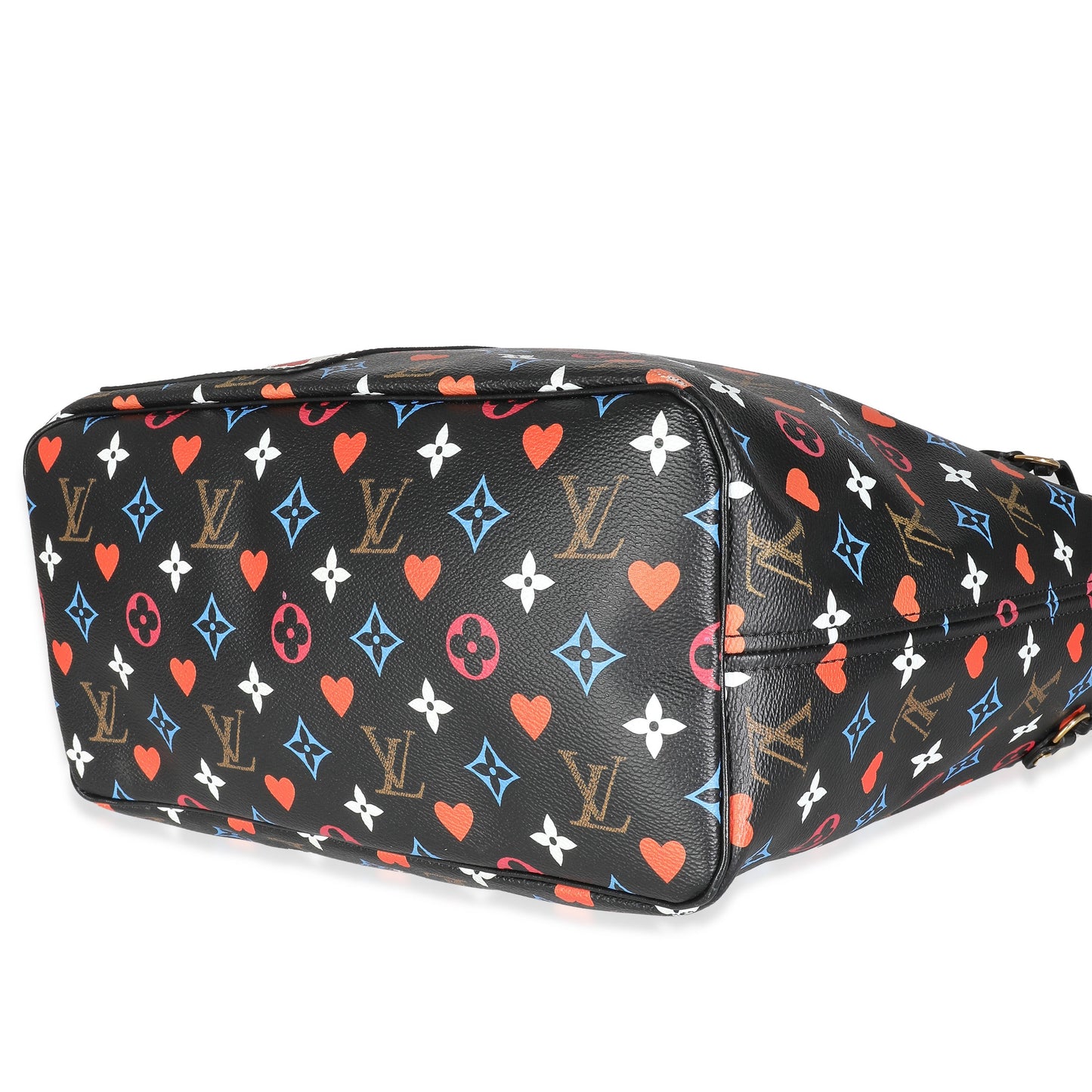 Louis Vuitton Black Monogram Multicolor Canvas Game On Neverfull MM