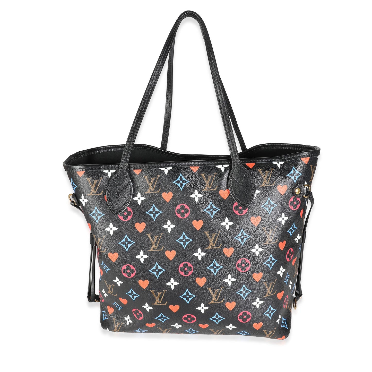 Louis Vuitton Black Monogram Multicolor Canvas Game On Neverfull MM