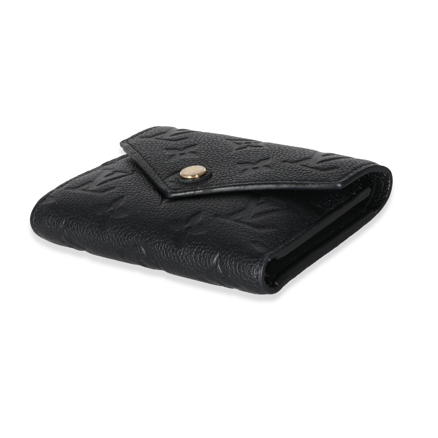 Louis Vuitton Black Empreinte Victorine Wallet