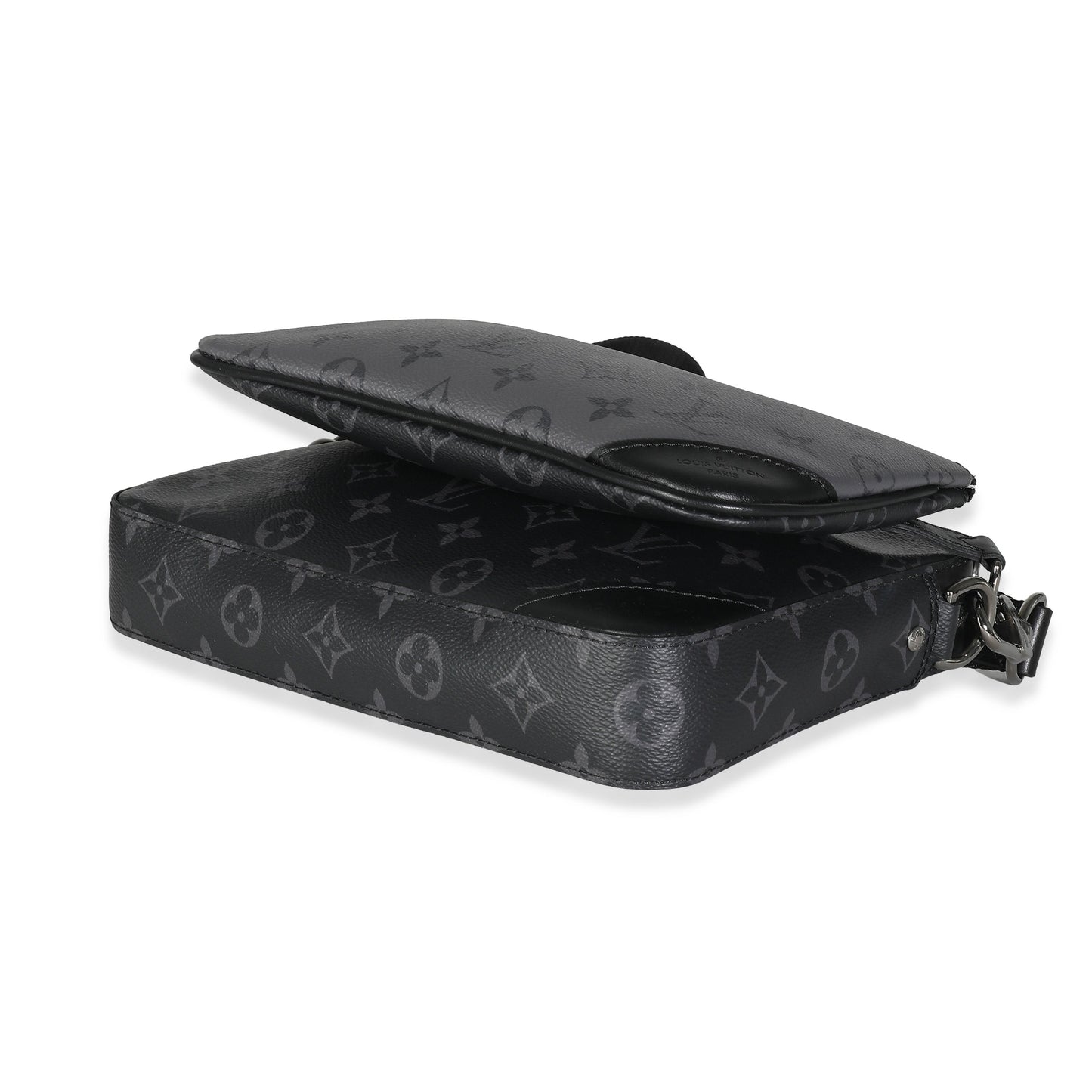Louis Vuitton Louis Vuitton Monogram Reverse Eclipse Trio Messenger