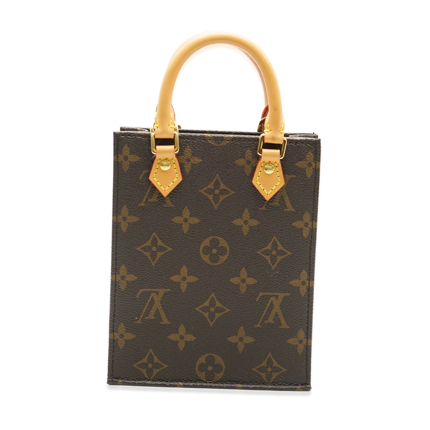 Louis Vuitton Brown Monogram Canvas Petit Sac Plat