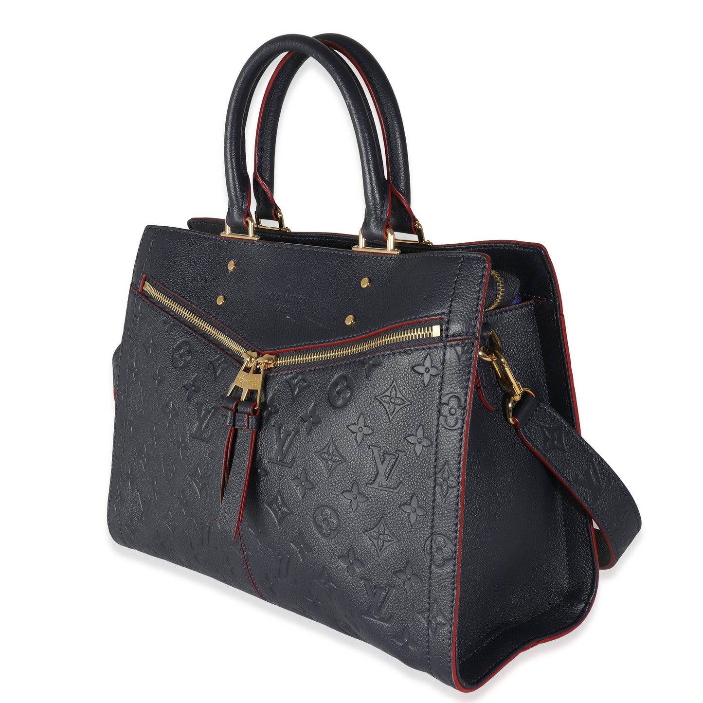 Louis Vuitton Marine Rouge Monogram Empreinte Sully MM