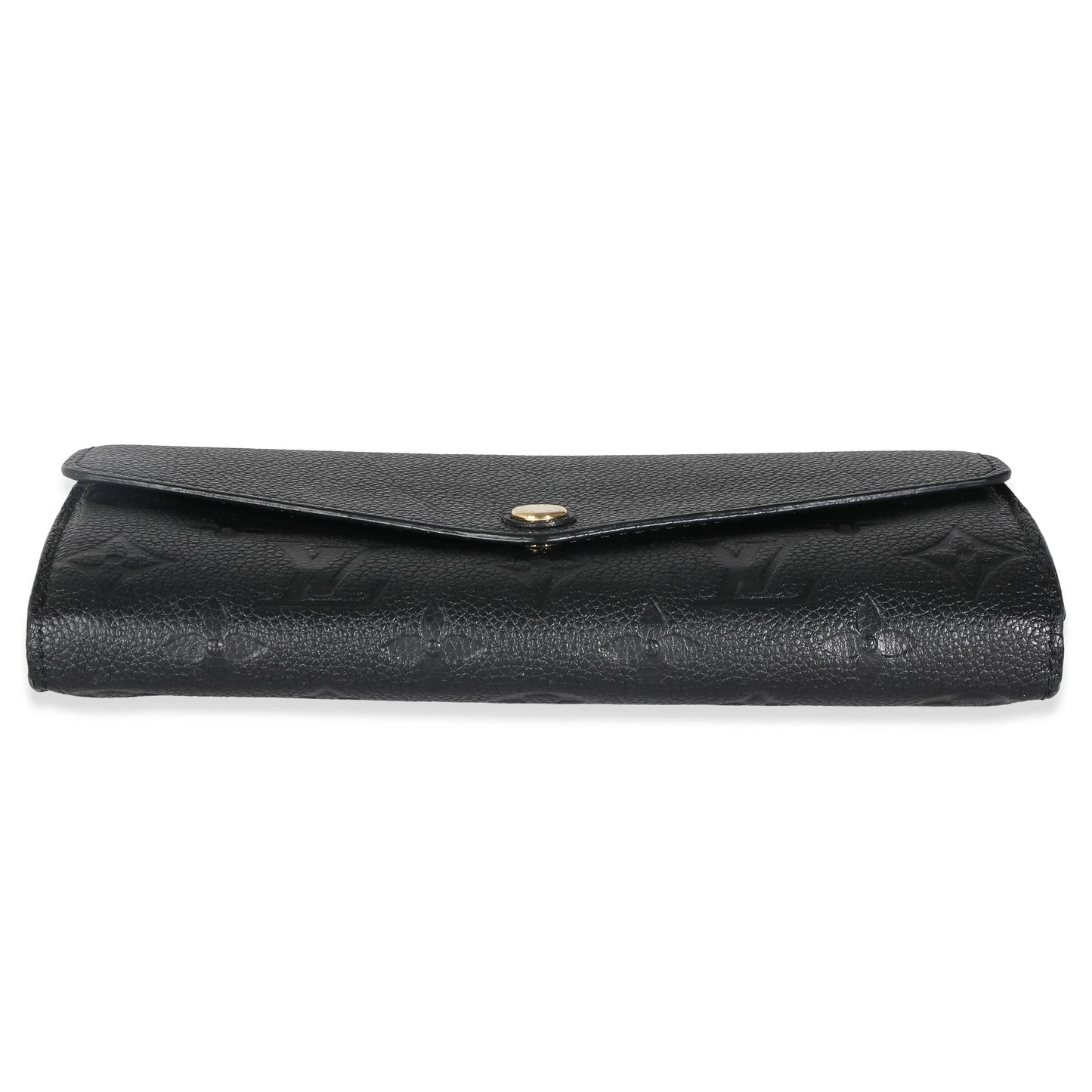 Louis Vuitton Black Monogram Empreinte Sarah Wallet