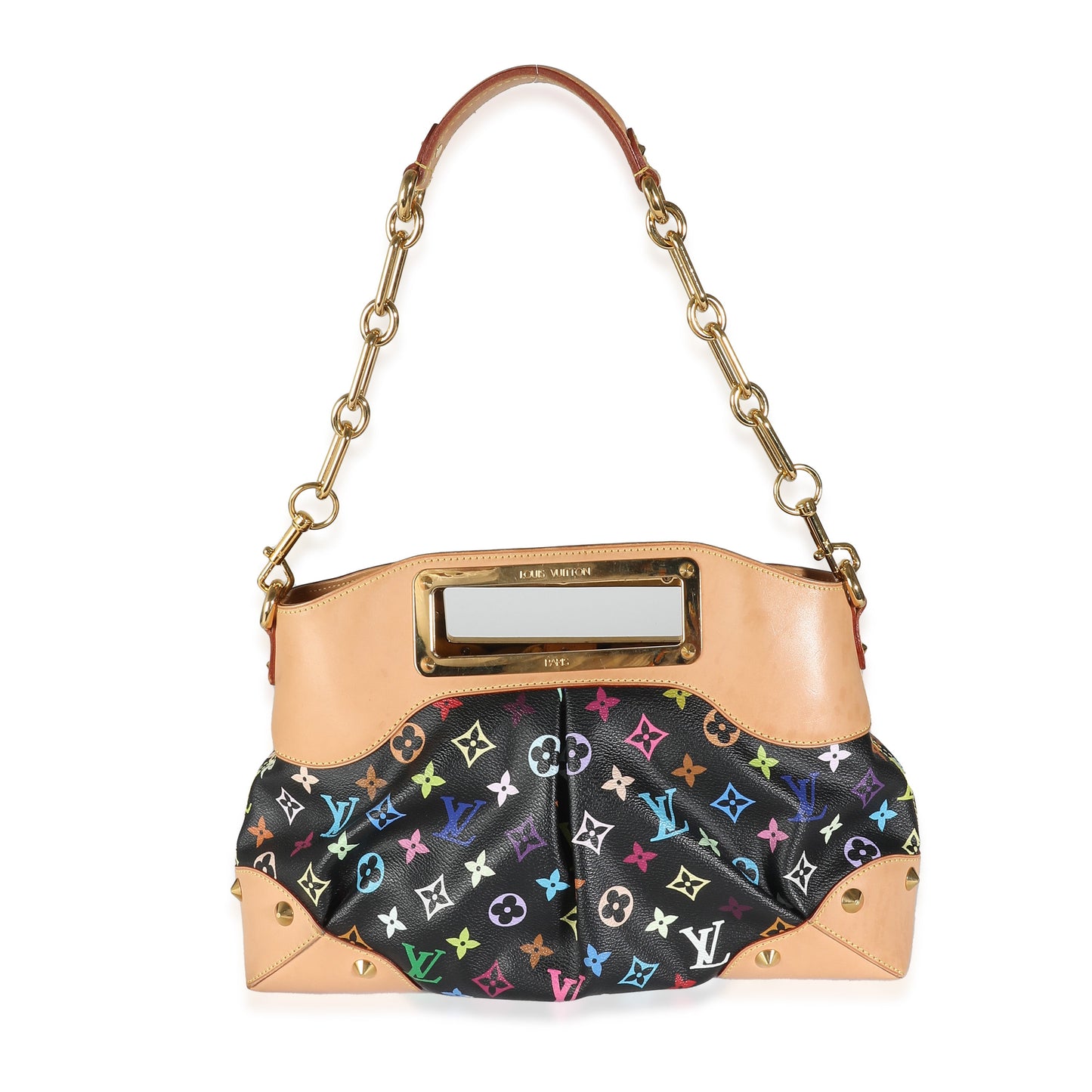 Louis Vuitton x Takashi Murakami Black Multicolor Monogram Canvas Judy MM