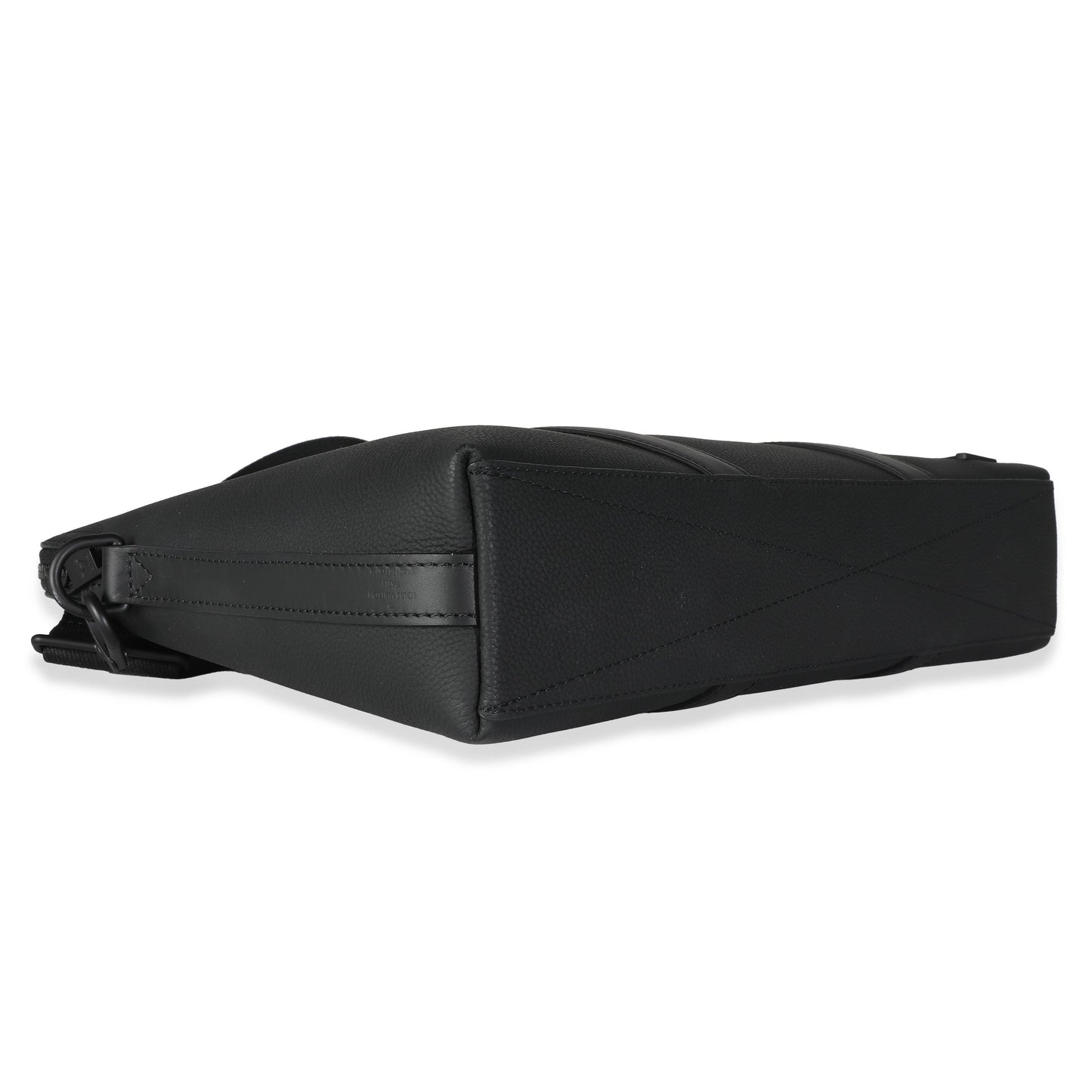 Louis Vuitton Black Calfskin Aerogram Takeoff Briefcase
