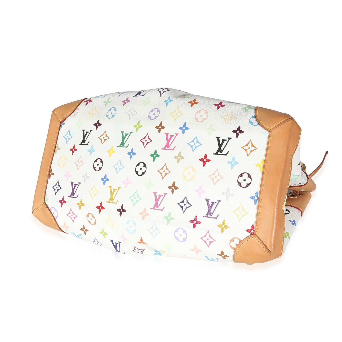 Louis Vuitton x Takashi Murakami White Multicolor Canvas Ursula