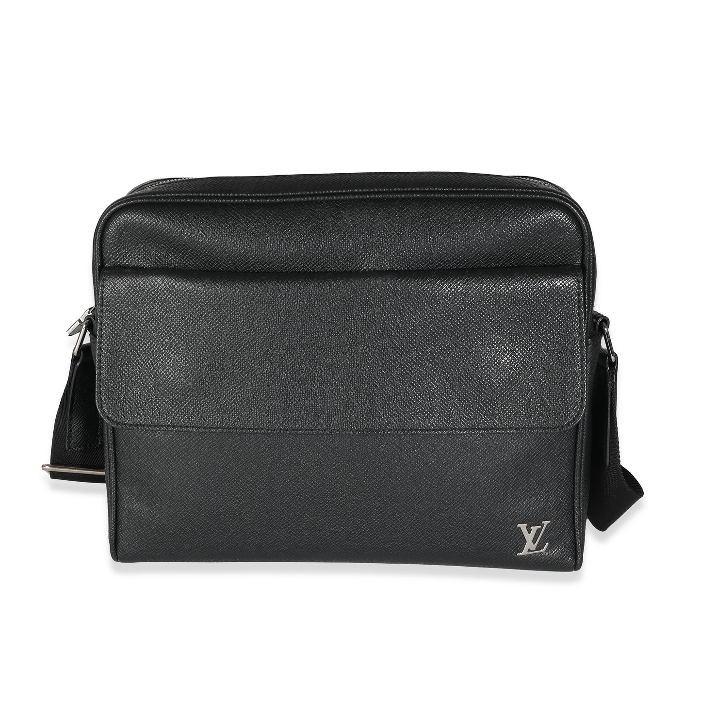 Louis Vuitton Black Taiga Alex Messenger PM