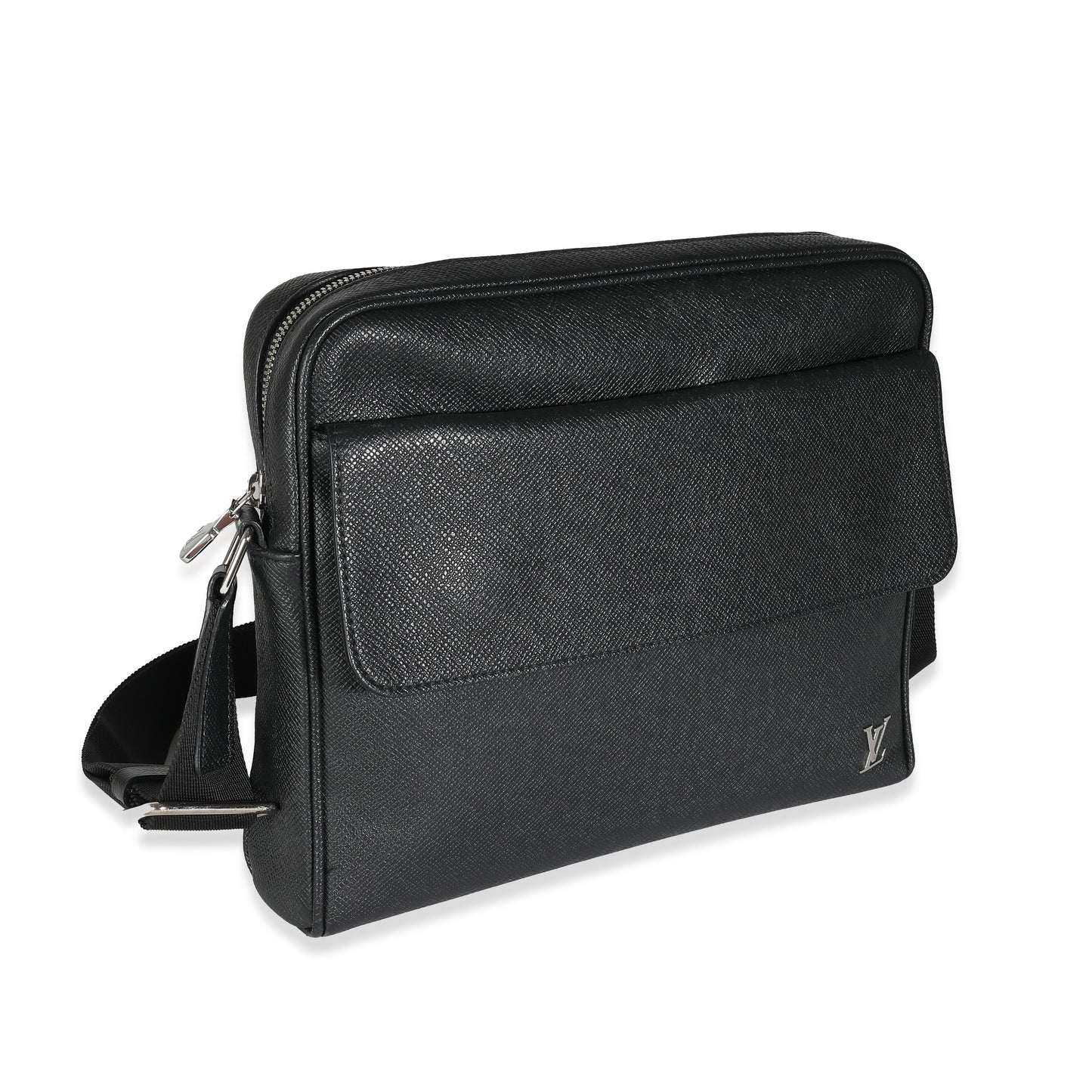 Louis Vuitton Black Taiga Alex Messenger PM