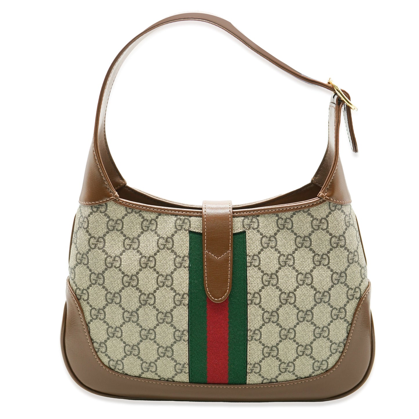 Luxury Gucci Trending 2025 Brown Beige GG Canvas Small 1961 Jackie Hobo