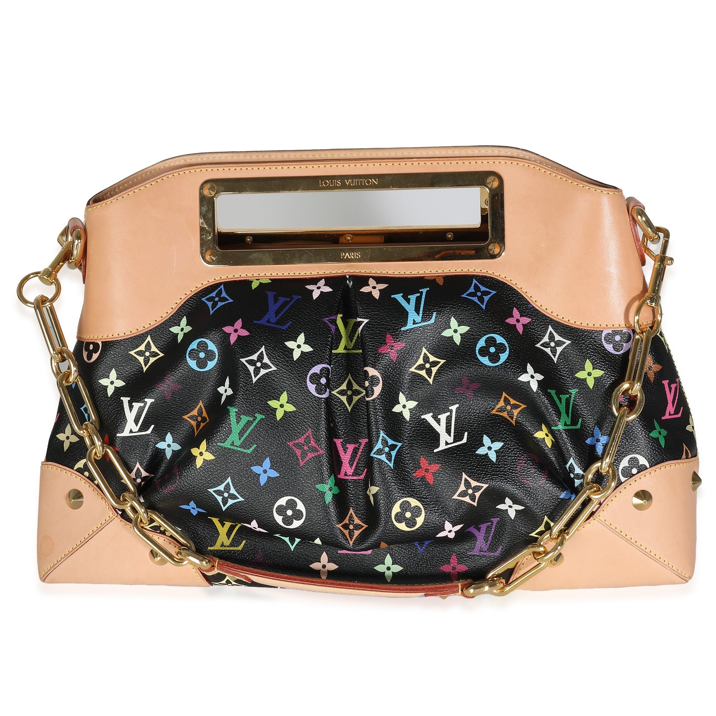 Louis Vuitton Black Monogram Multicolore Canvas Judy MM