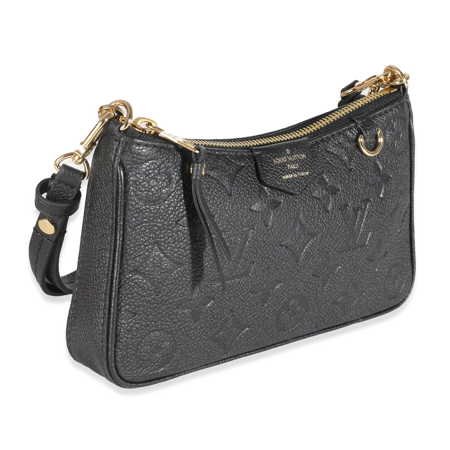 Louis Vuitton Black Monogram Empreinte Easy Pouch On Strap