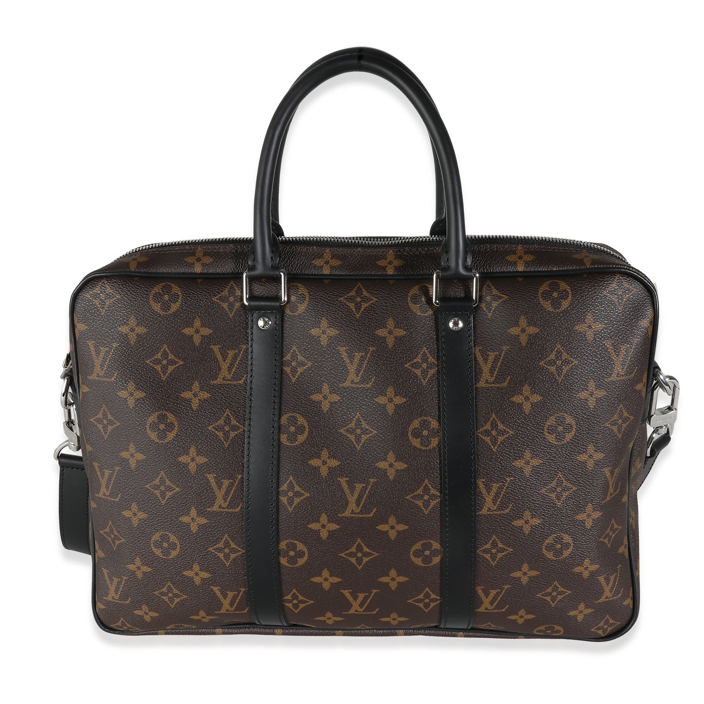 Louis Vuitton Monogram Macassar Porte Documents Voyage PM