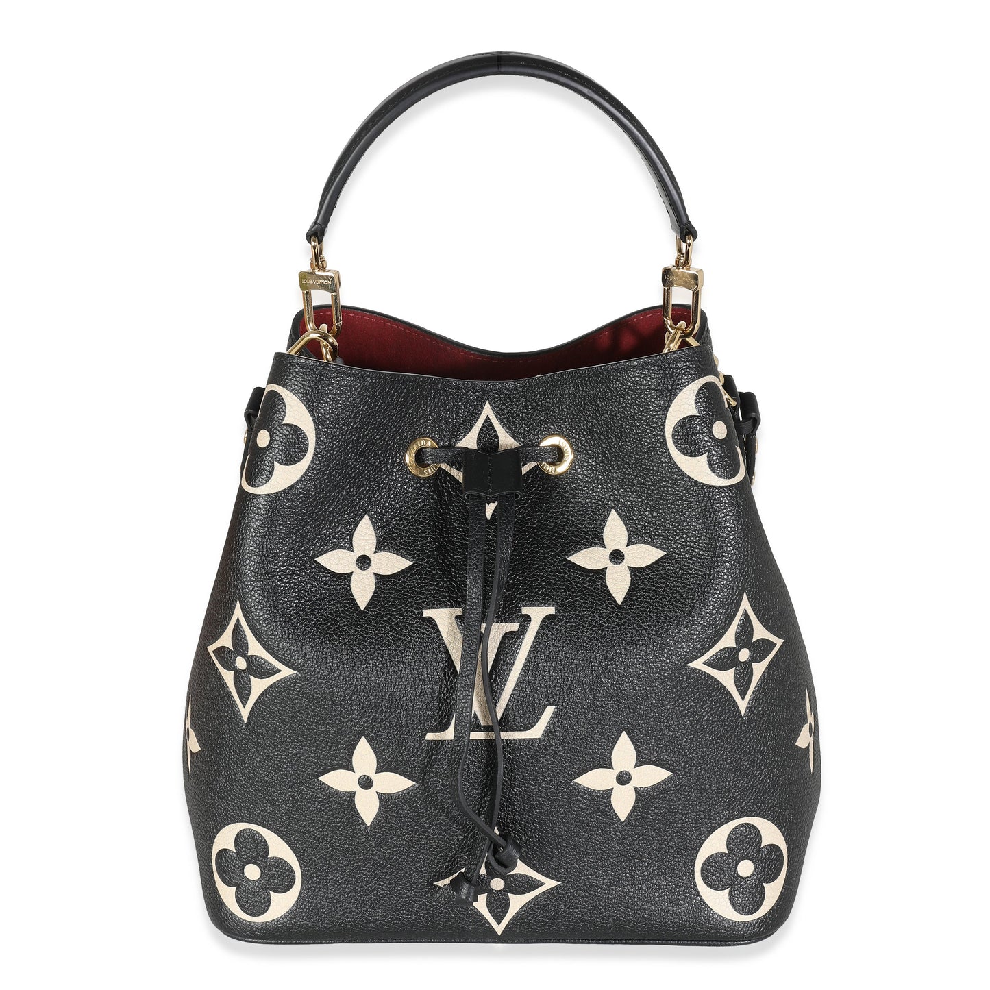 Louis Vuitton Black Beige Giant Empreinte NeoNoe MM