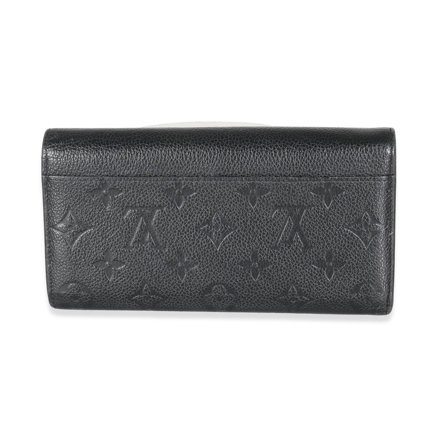 Louis Vuitton Black Empreinte Sarah Wallet