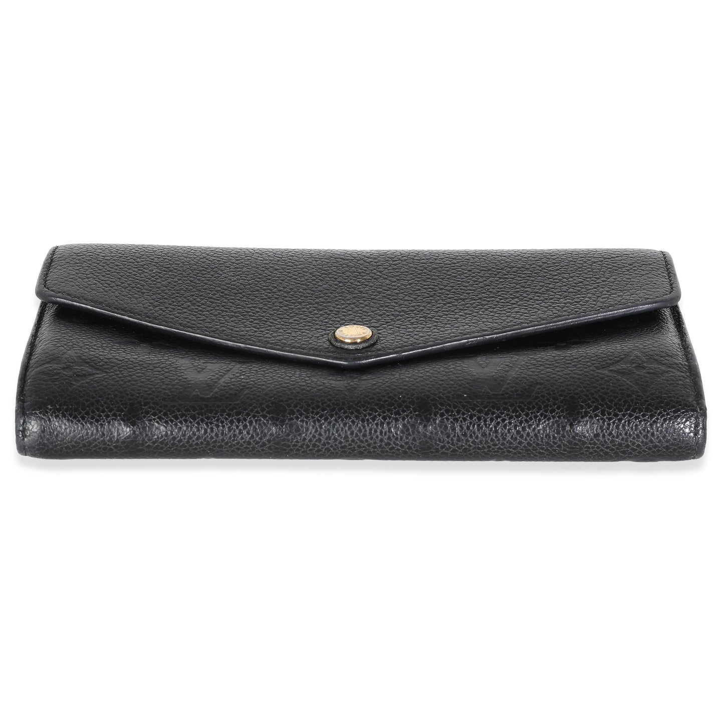 Louis Vuitton Black Empreinte Sarah Wallet