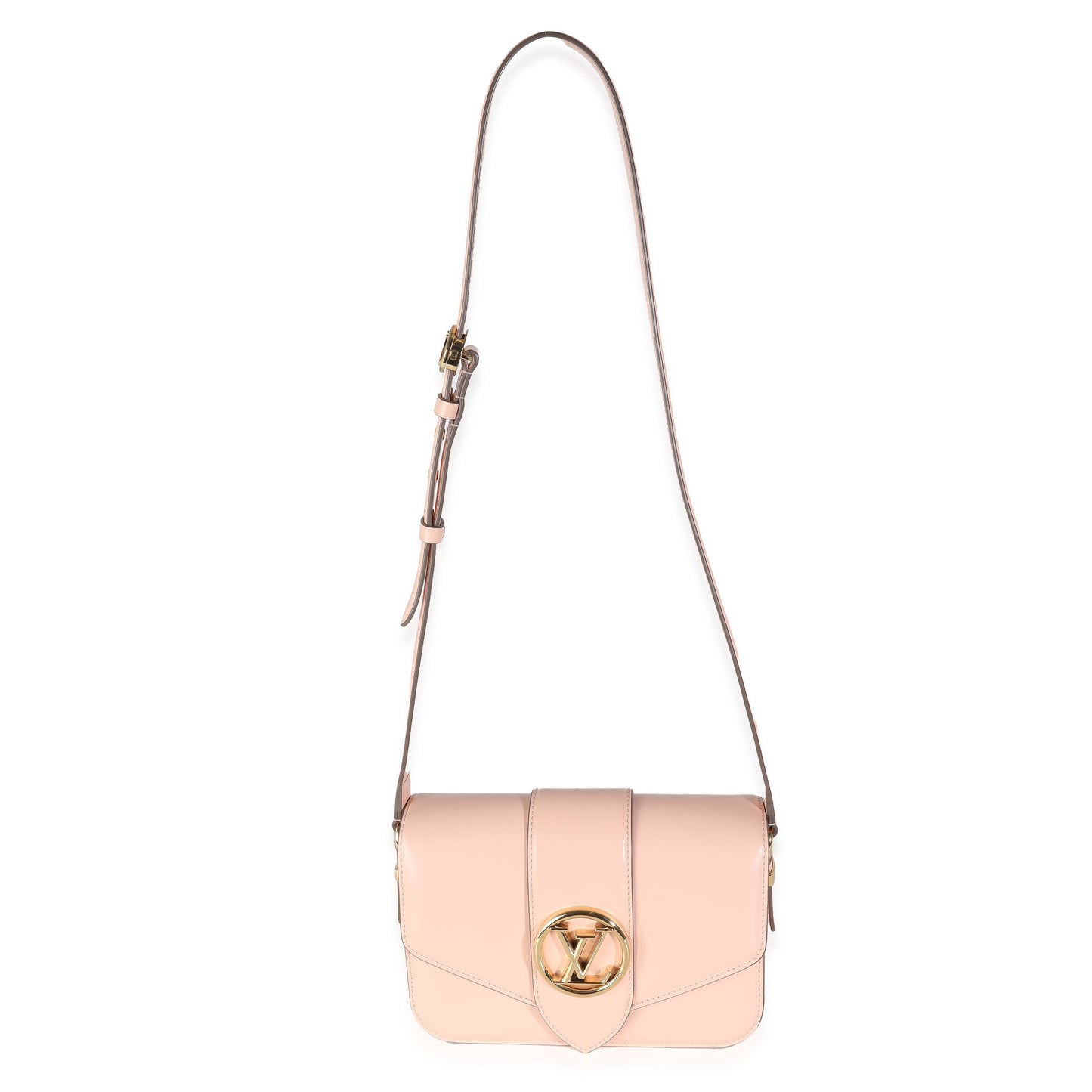 Louis Vuitton Rose Himalaya Smooth Calfskin LV Pont 9
