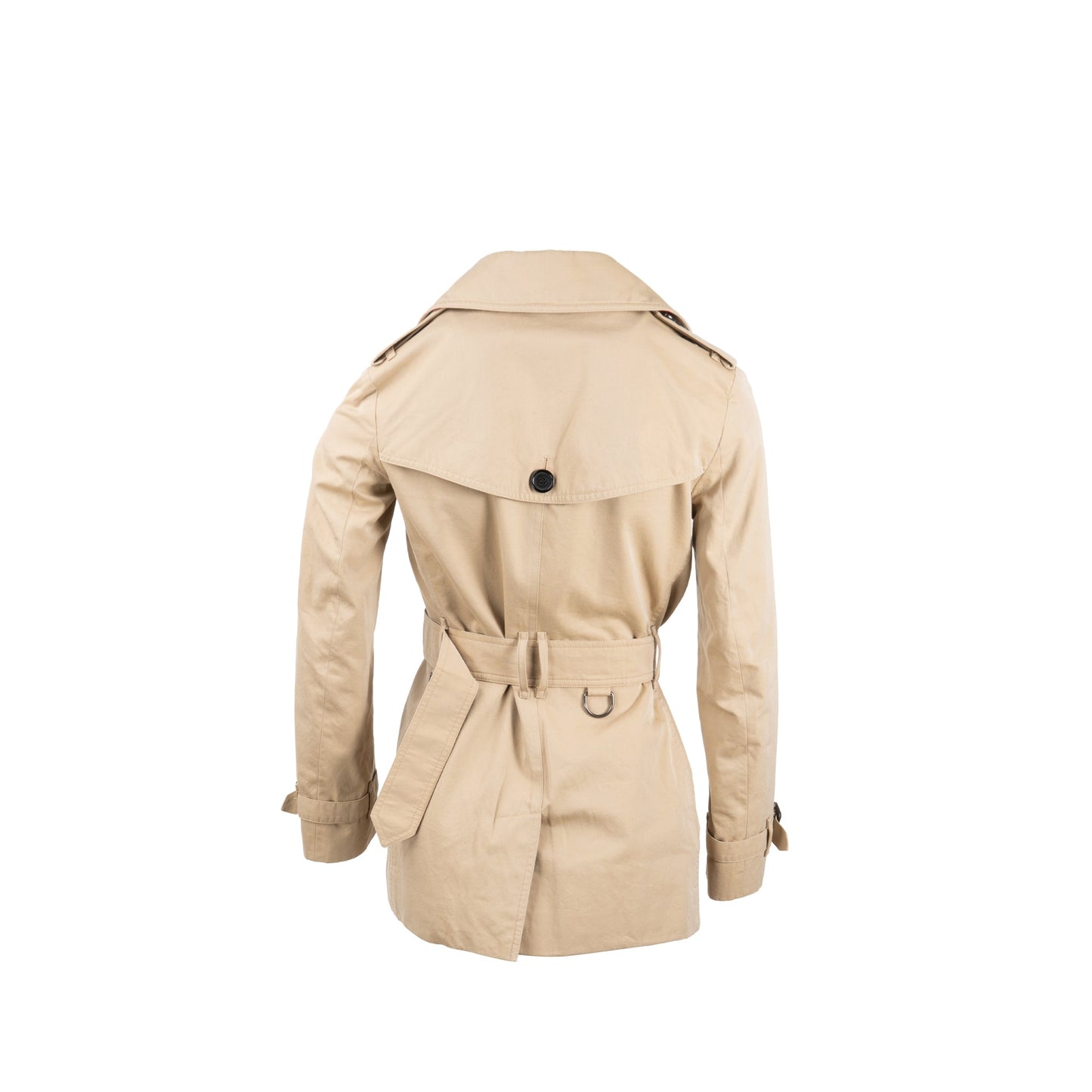 Burberry Size UK2 Short Trench Coat Beige