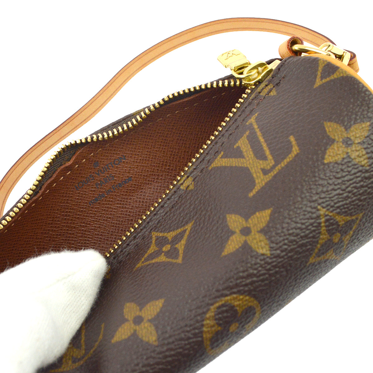 Louis Vuitton Monogram Papillon Attached Pouch
