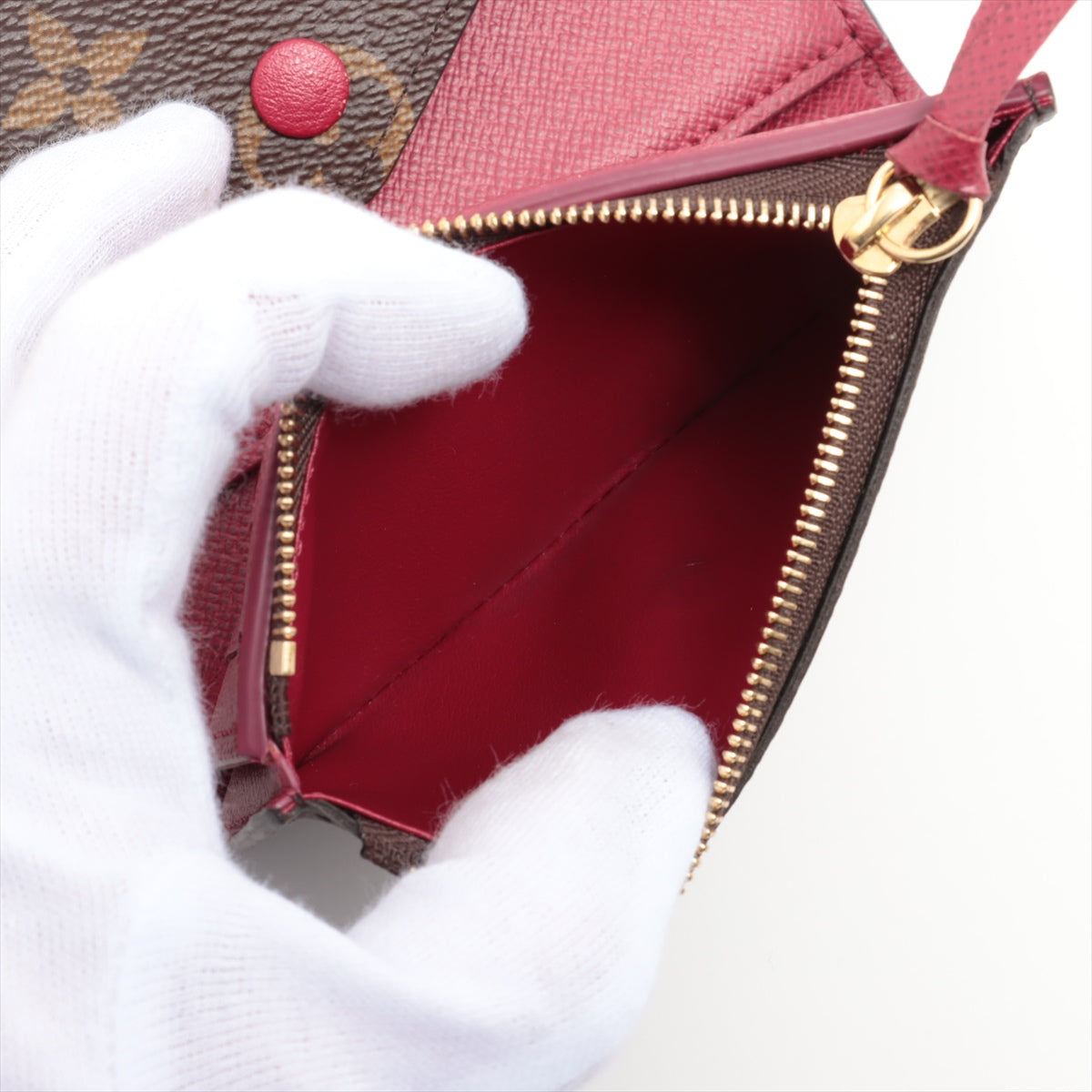 Louis Vuitton Monogram Portfolio Victoria M41938 Fushai Compact Wallet