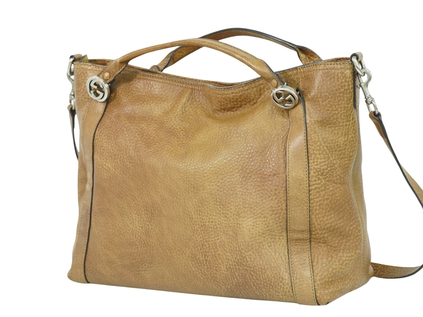 Luxury Gucci Trending 2025 Miss Gg  Leather Tote Bag