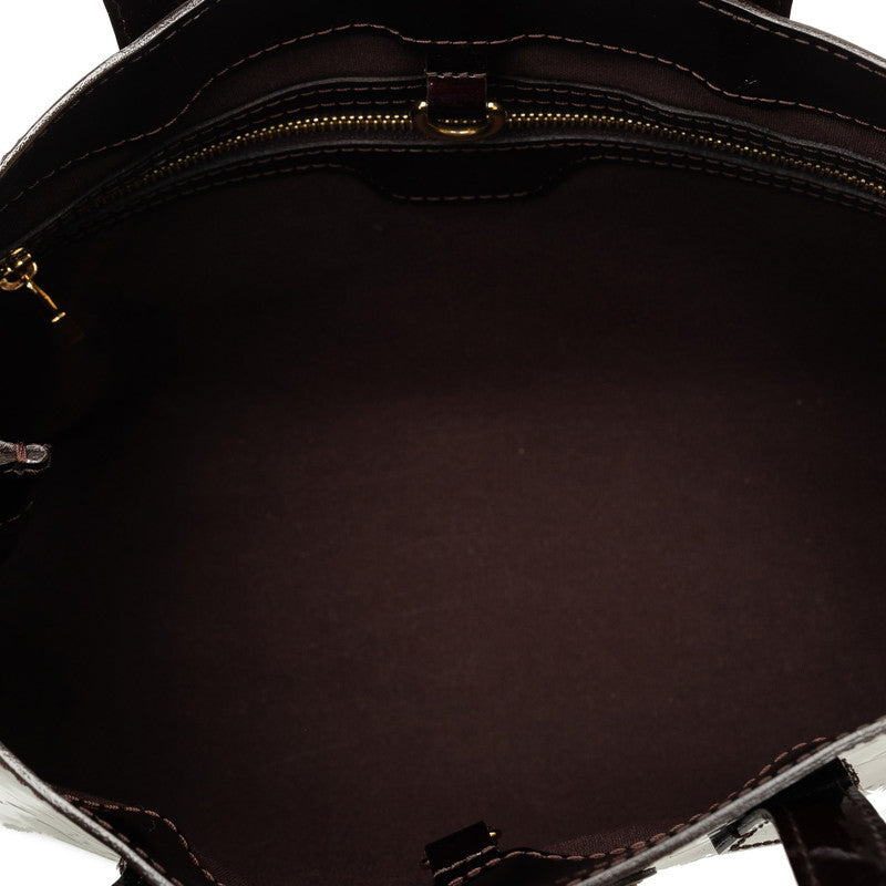 Louis Vuitton Monogram Vernis Wilshere PM Handbag M93641 Amarant Pearl Patent Leather  Louis Vuitton