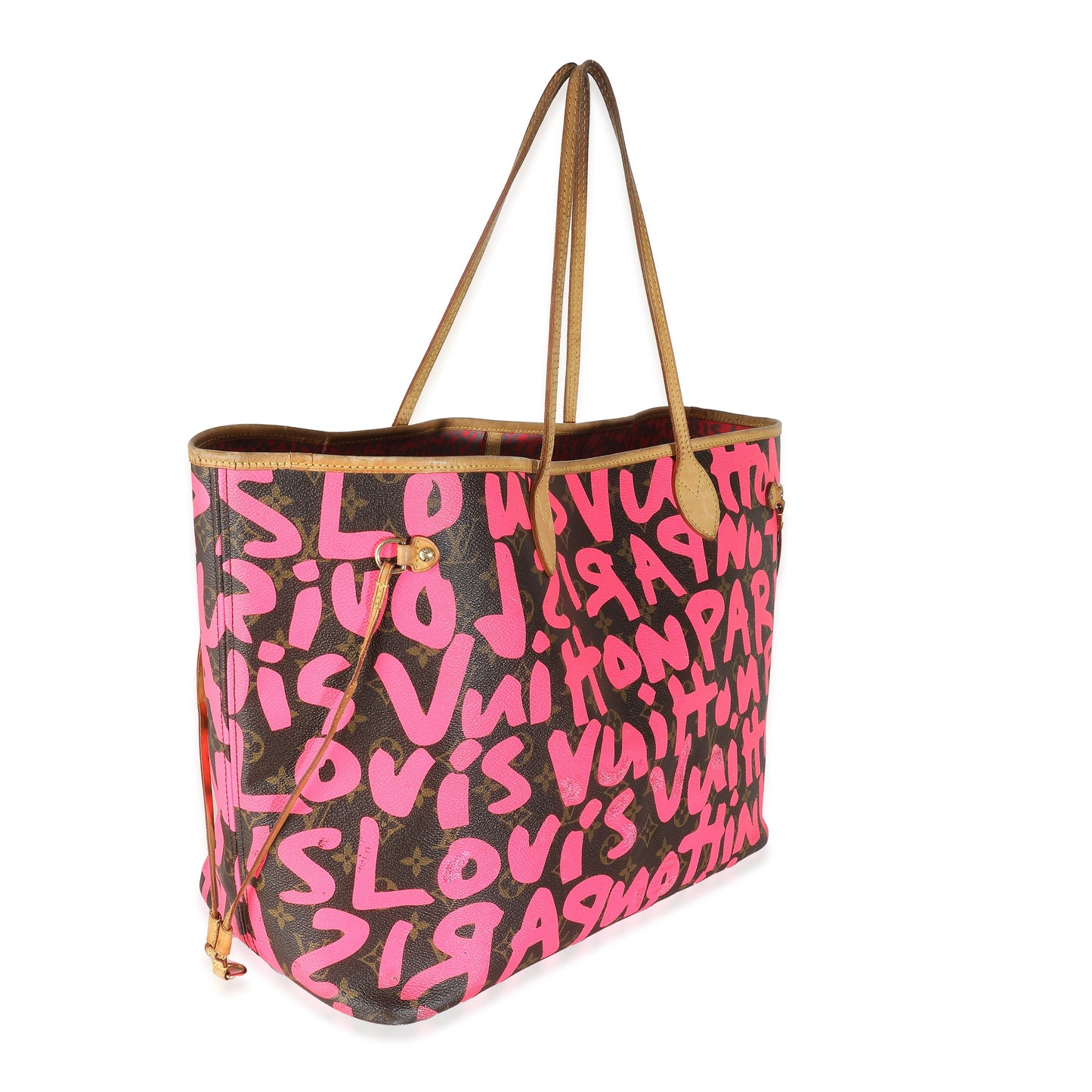 Louis Vuitton Fuchsia Graffiti Monogram Canvas Neverfull GM