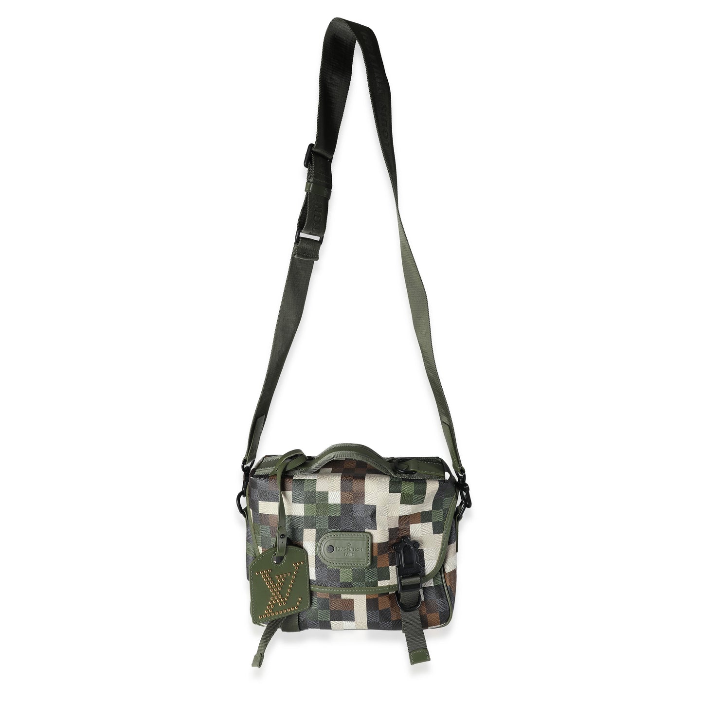 Louis Vuitton Green Damoflage Canvas LV Trail Messenger