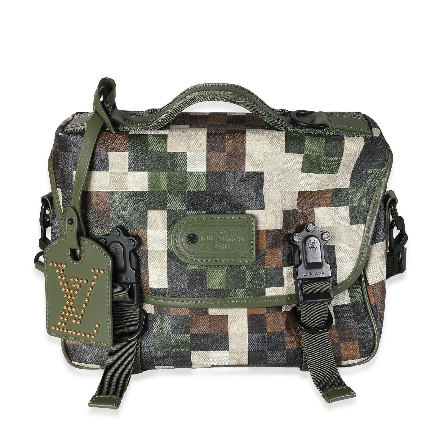 Louis Vuitton Green Damoflage Canvas LV Trail Messenger