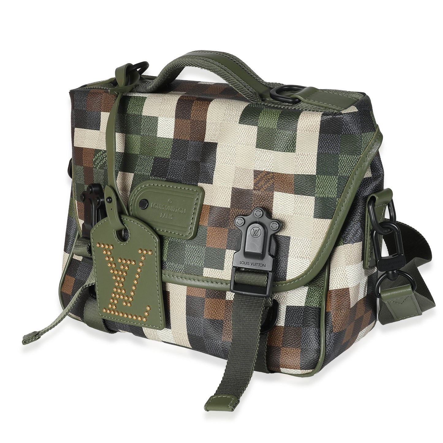 Louis Vuitton Green Damoflage Canvas LV Trail Messenger