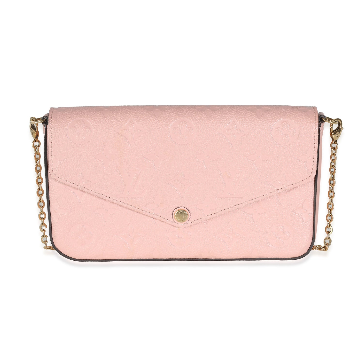 Louis Vuitton Rose Poudre Empreinte Felicie Pochette