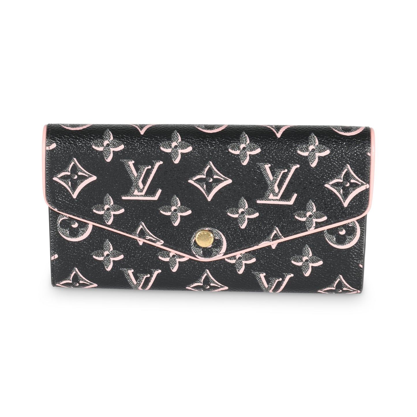 Louis Vuitton Black Monogram Fall For You Canvas Sarah Wallet