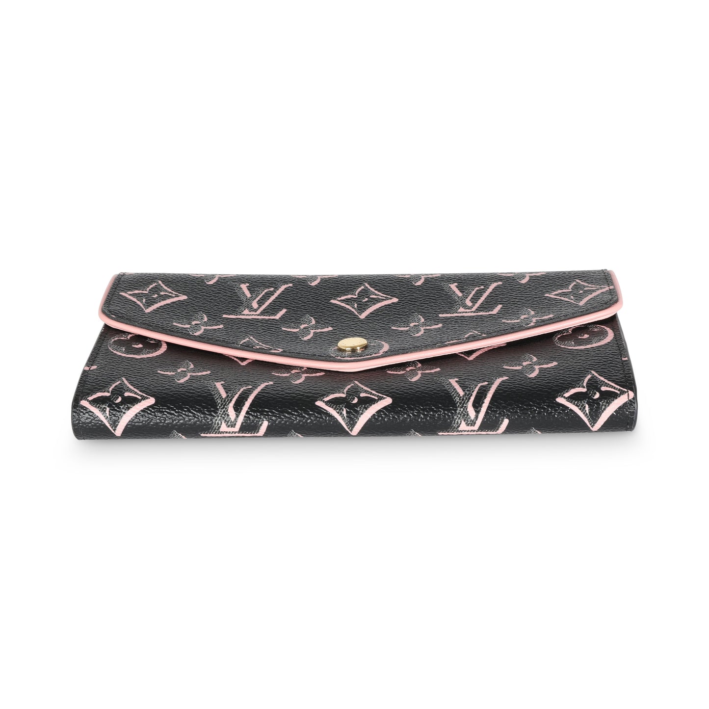 Louis Vuitton Black Monogram Fall For You Canvas Sarah Wallet