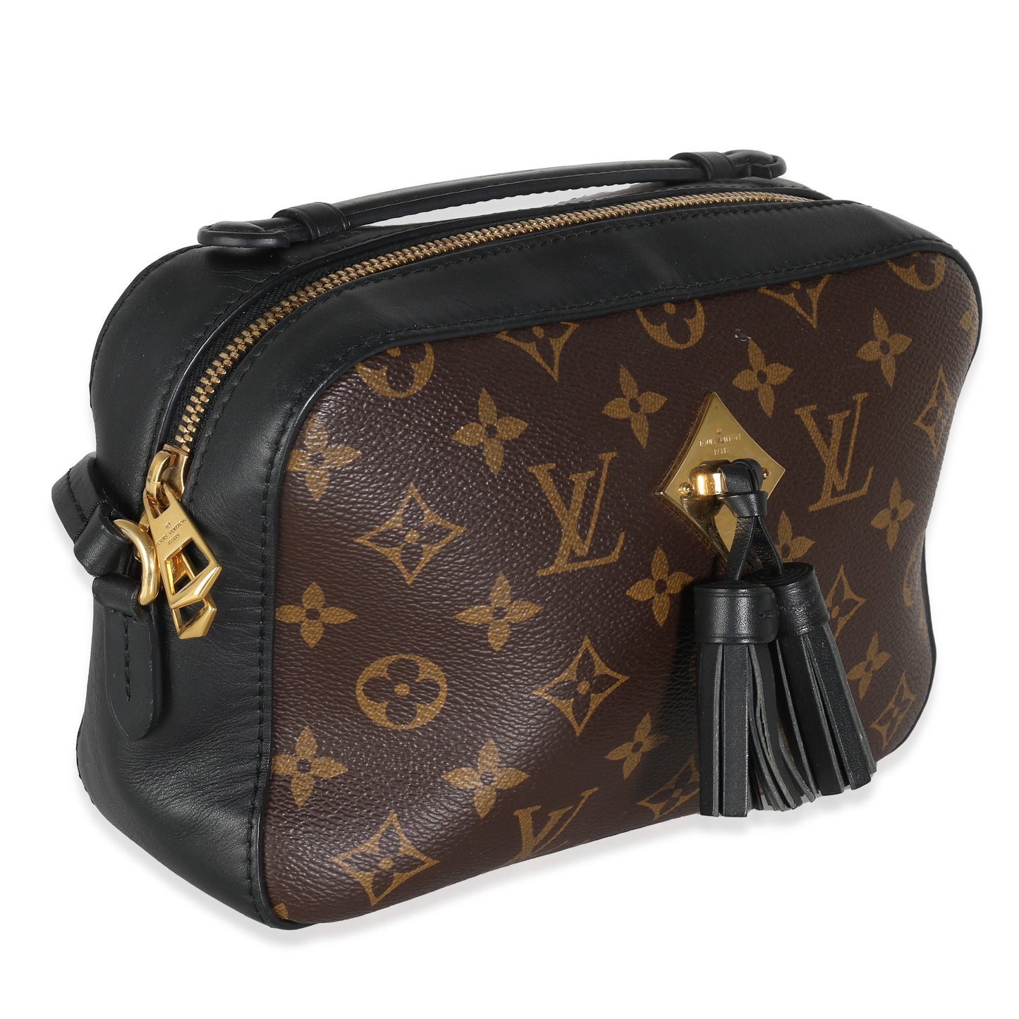 Louis Vuitton Black Monogram Canvas Saintonge