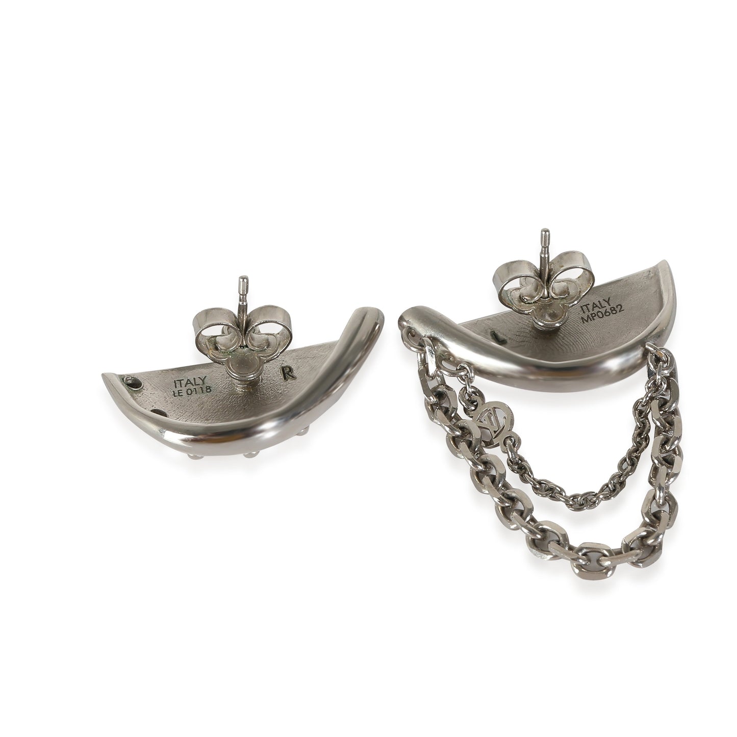 Louis Vuitton Palladium Plated Bionic Earrings