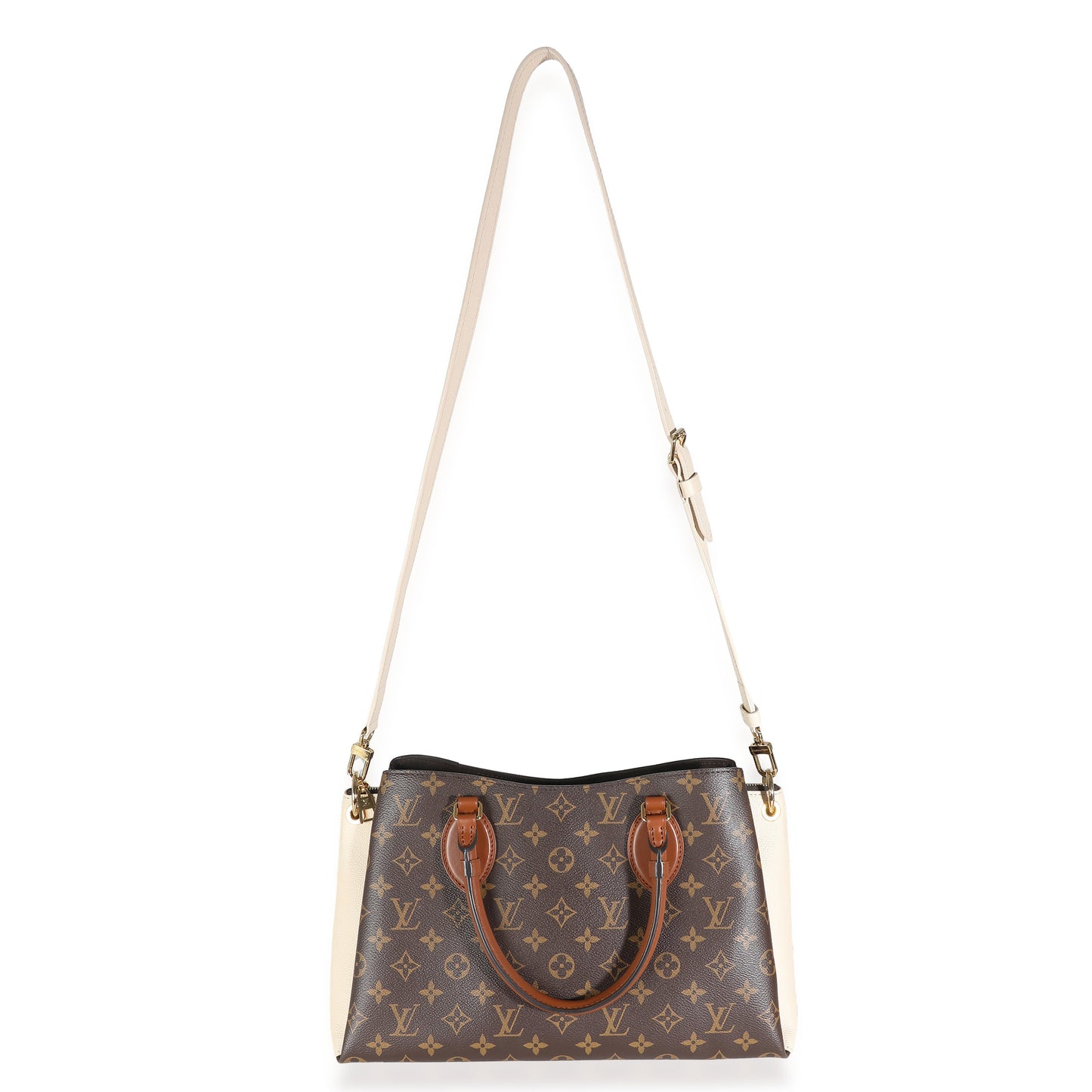Louis Vuitton Cream Monogram Canvas Vendome MM
