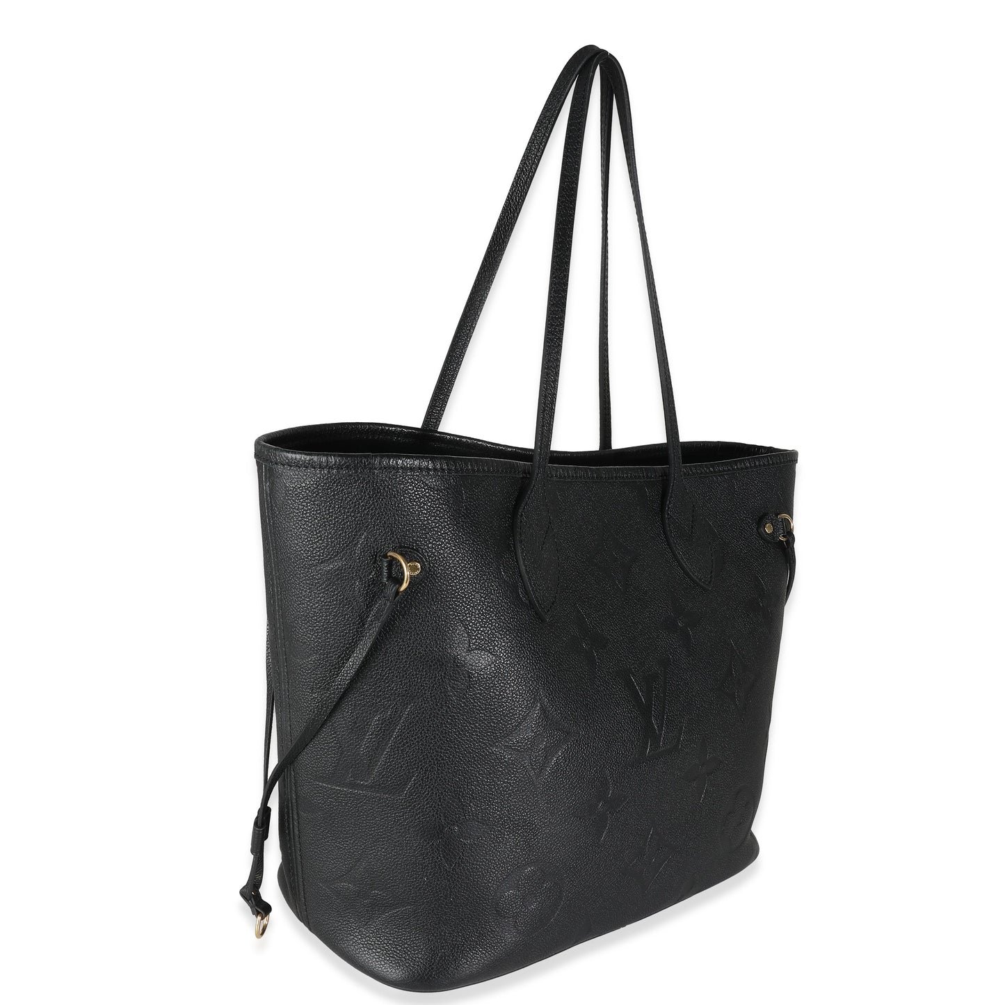 Louis Vuitton Black Monogram Empreinte Neverfull MM