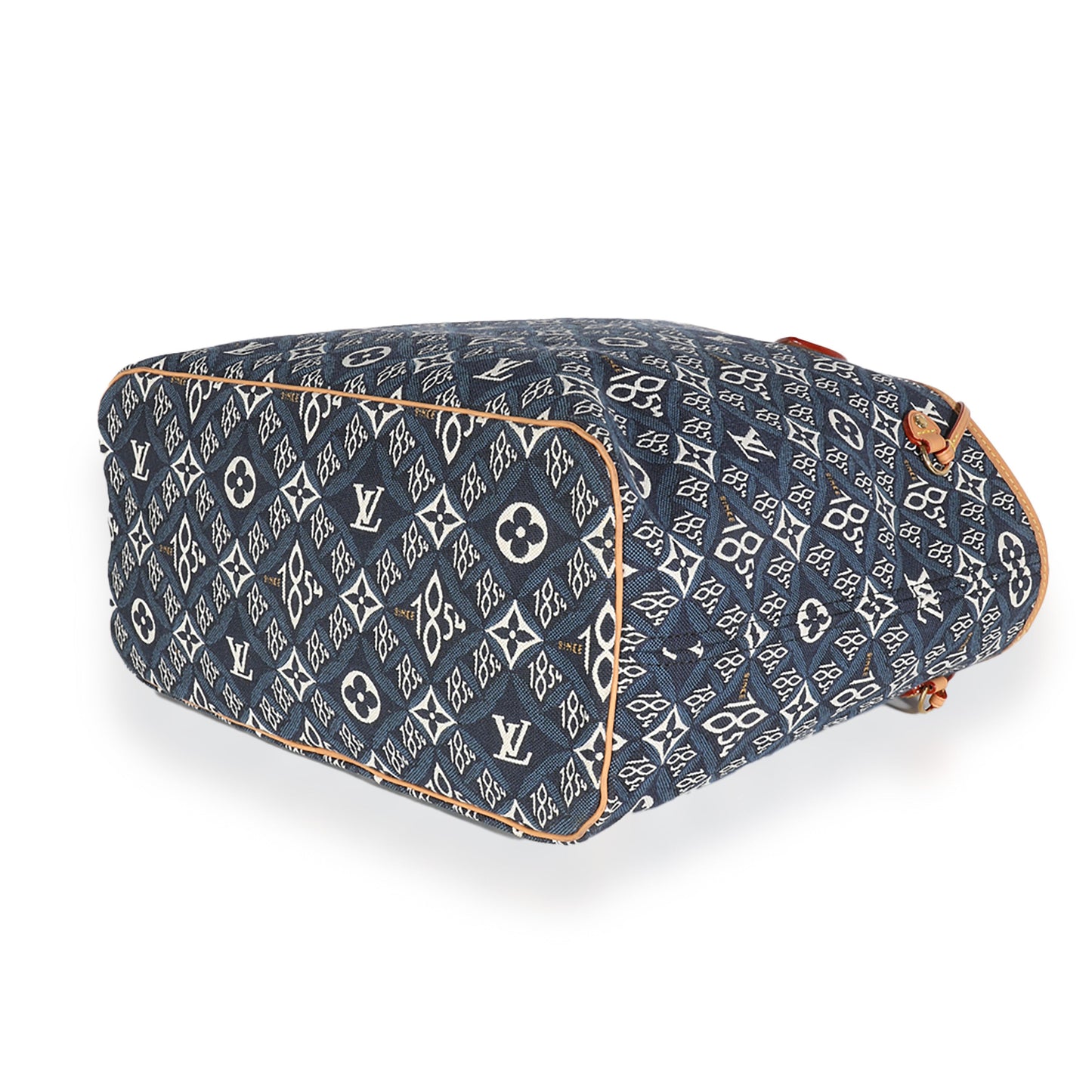 Louis Vuitton Blue Jacquard Since 1854 Neverfull MM