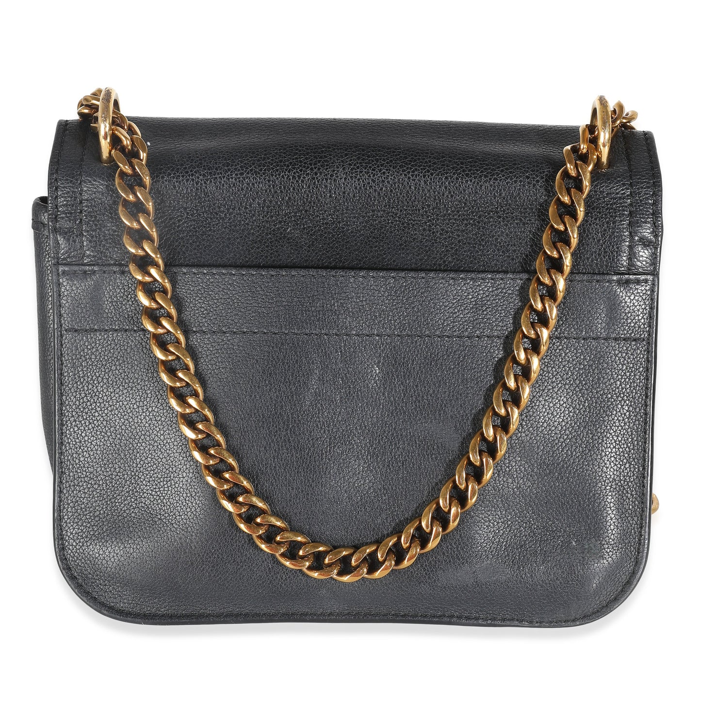 Louis Vuitton Black Taurillon Lockme Chain PM