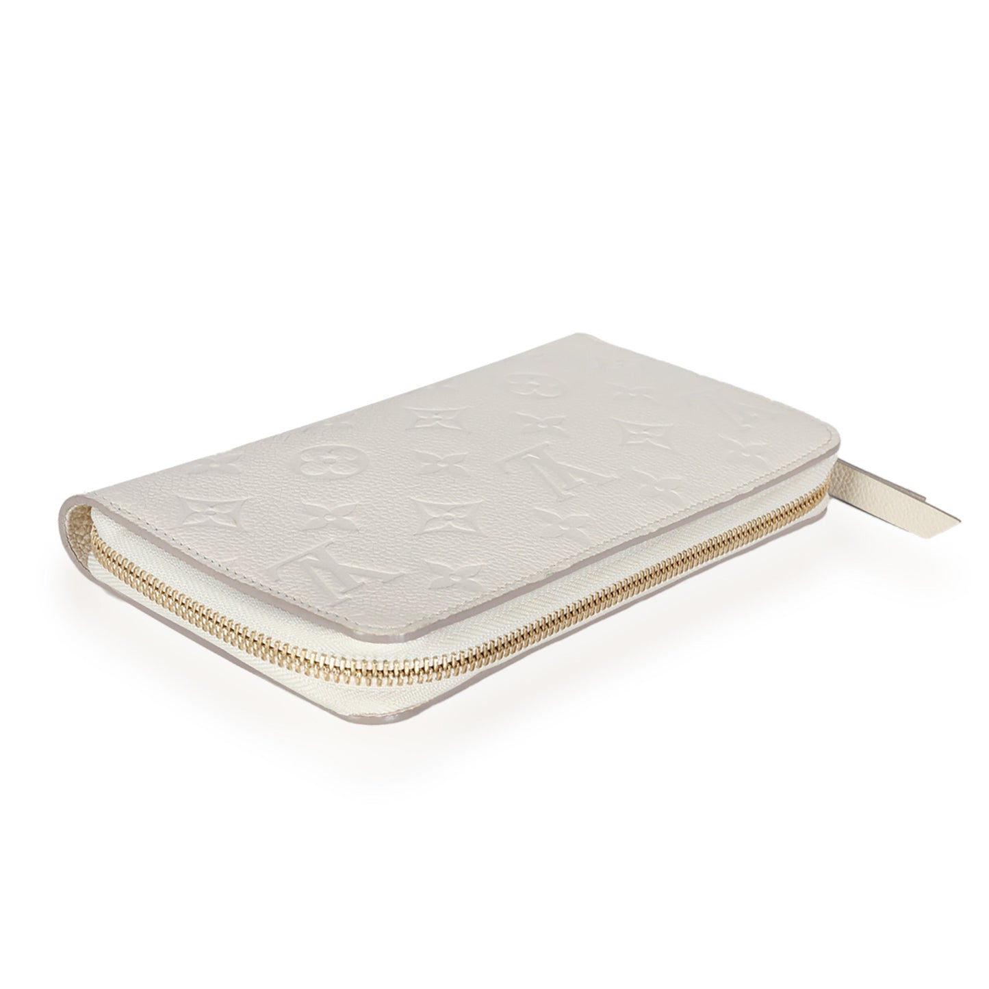 Louis Vuitton Cream Monogram Empreinte Zippy Wallet