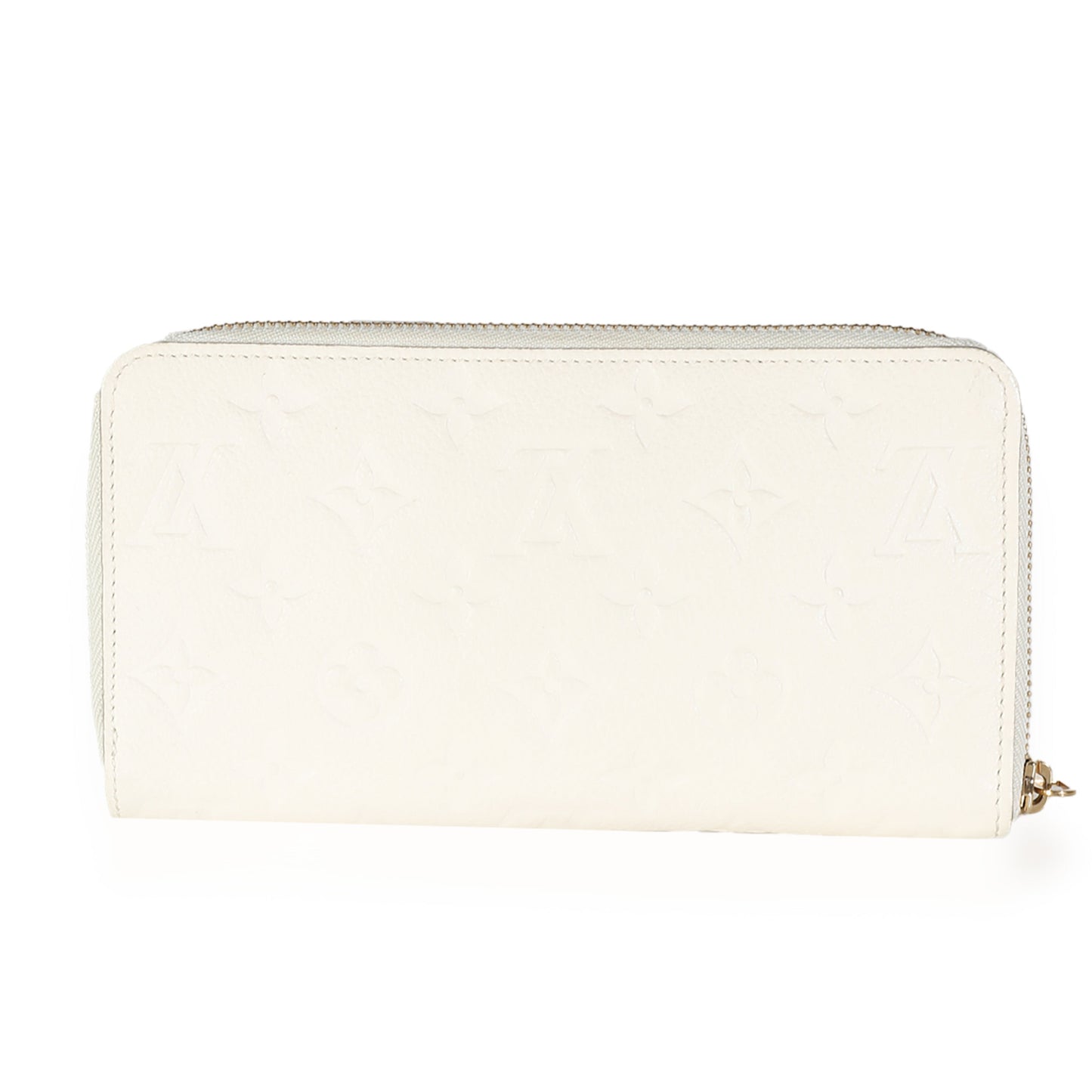 Louis Vuitton Cream Monogram Empreinte Zippy Wallet