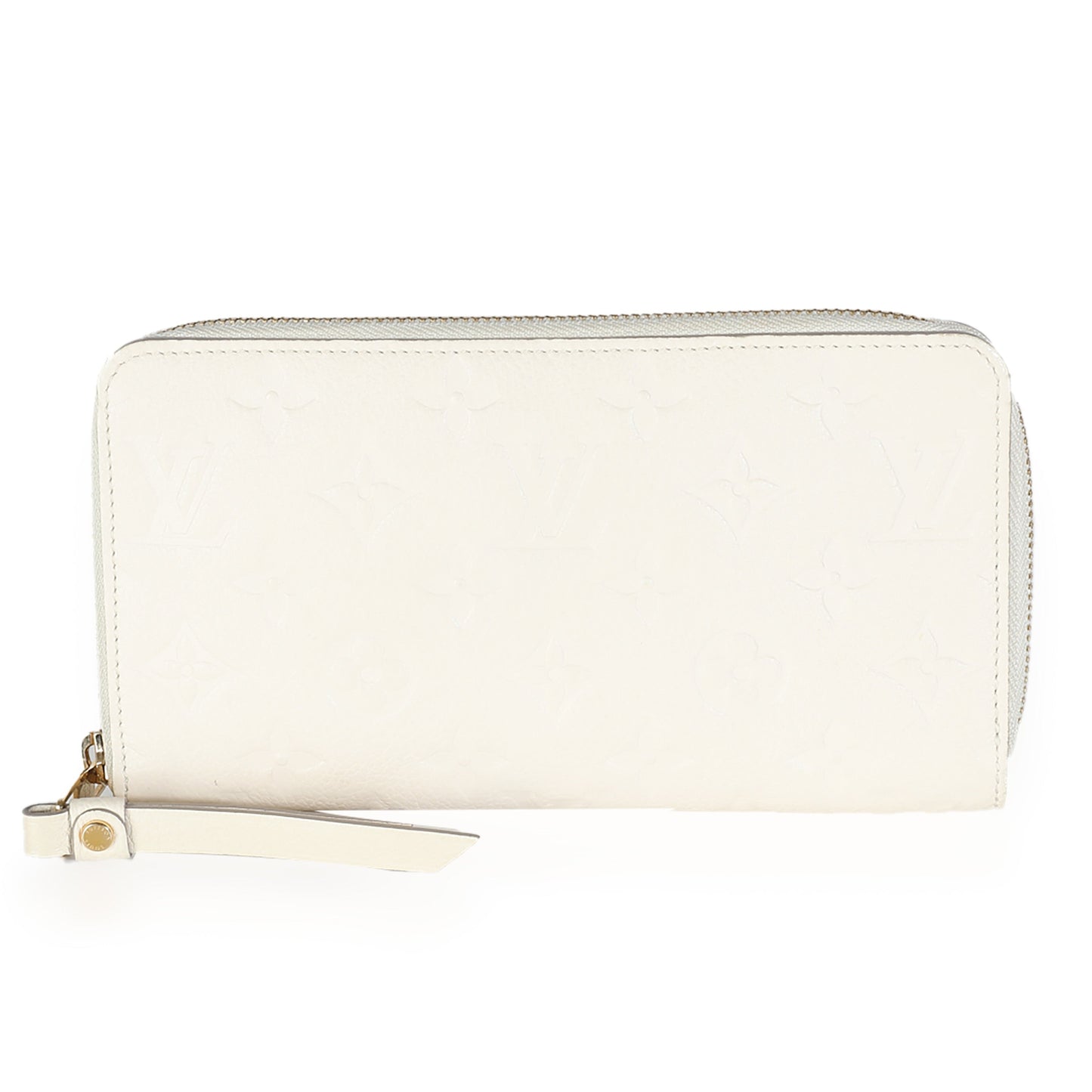 Louis Vuitton Cream Monogram Empreinte Zippy Wallet
