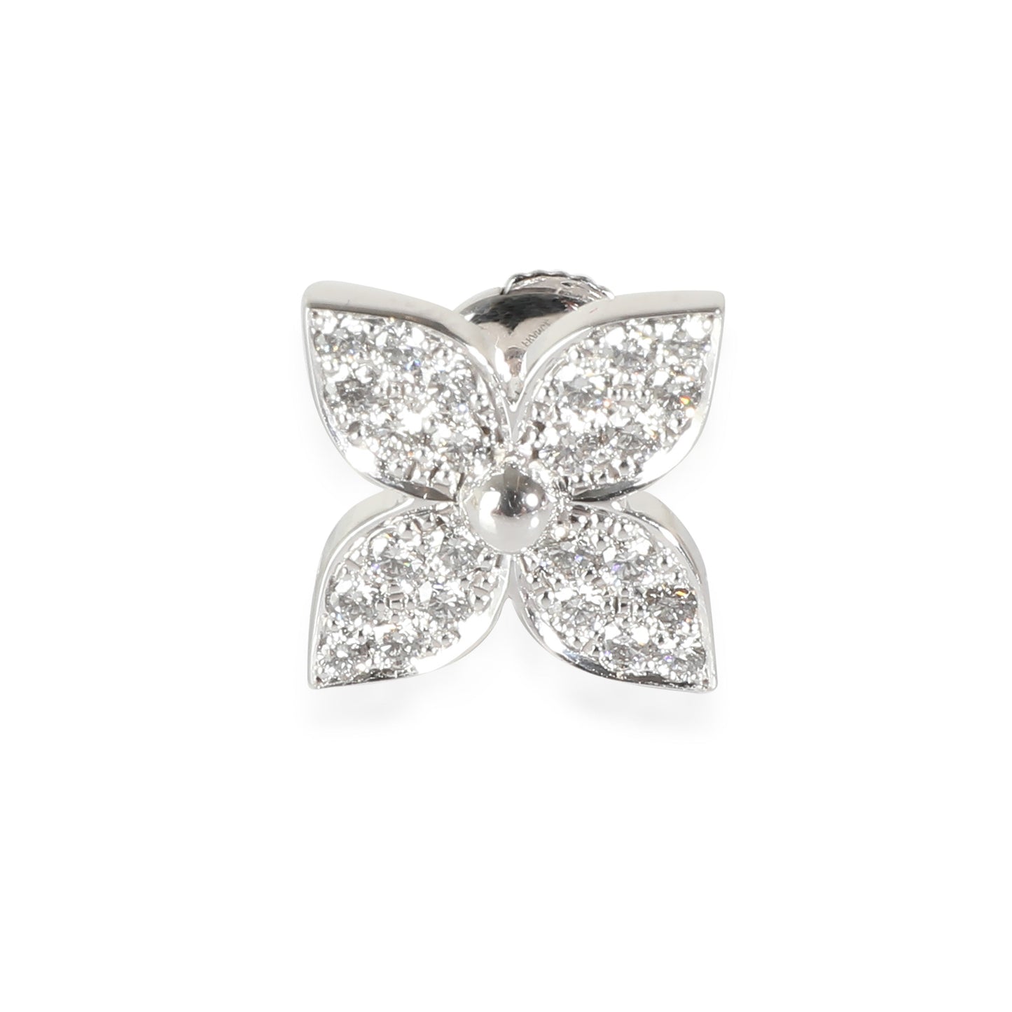 Louis Vuitton Idylle Blossom Earrings in 18k White Gold 0.2 CTW