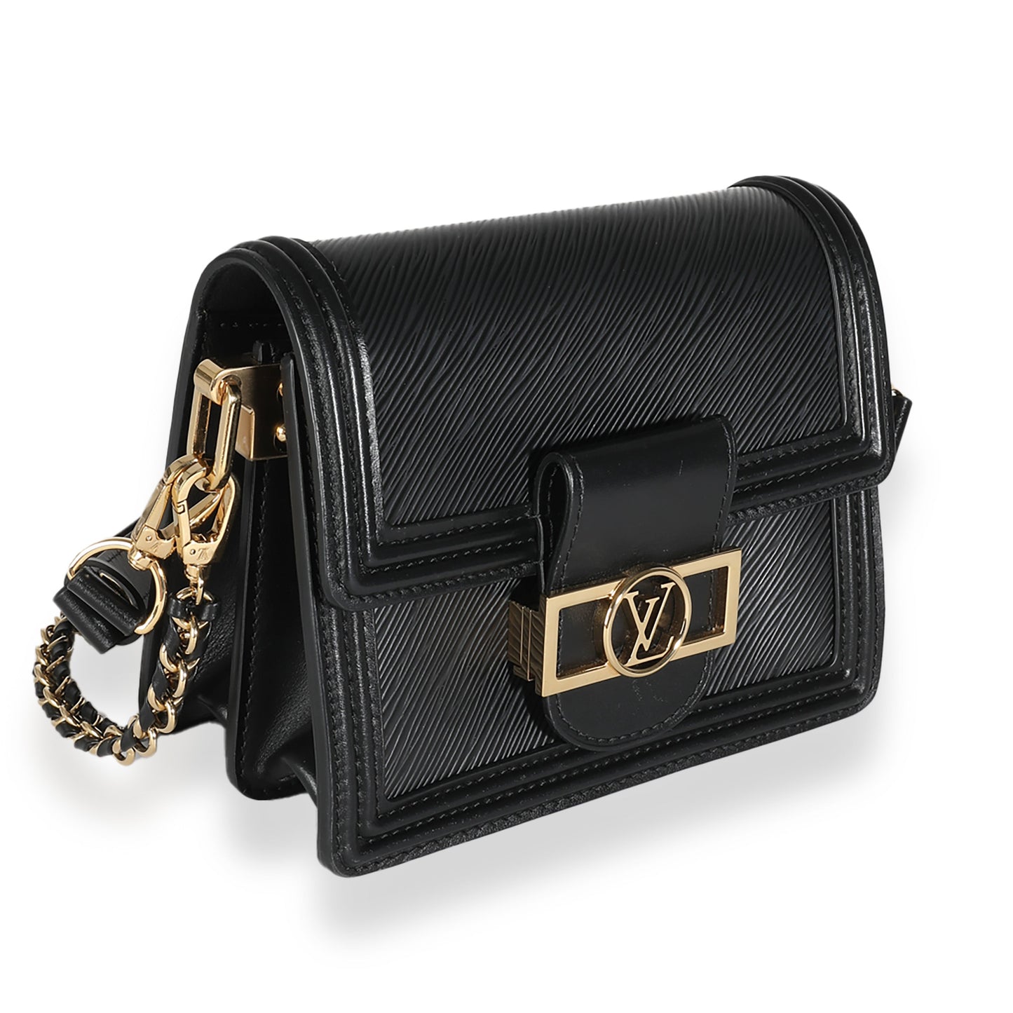 Louis Vuitton Black Epi Mini Dauphine