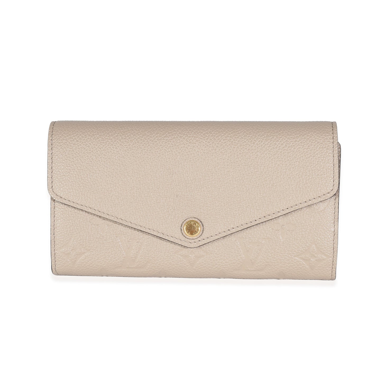 Louis Vuitton Turtledove Monogram Empreinte Sarah Wallet