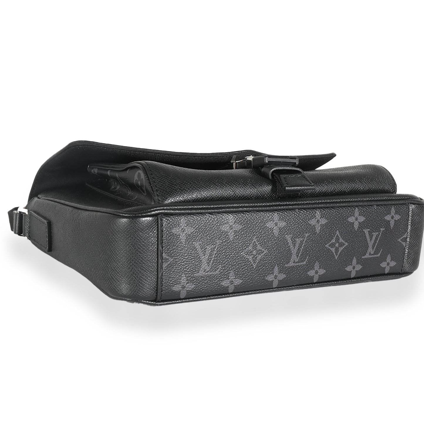 Louis Vuitton Black Taigarama Monogram Eclipse Outdoor Flap Messenger